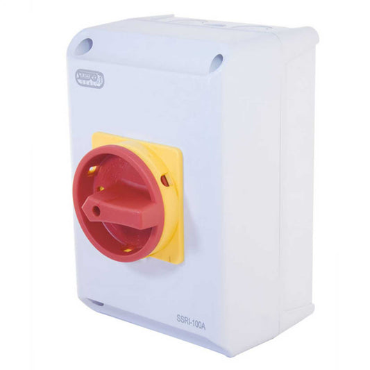 LGA Selectric 100A 4 Pole Rotary Isolator Switch IP65