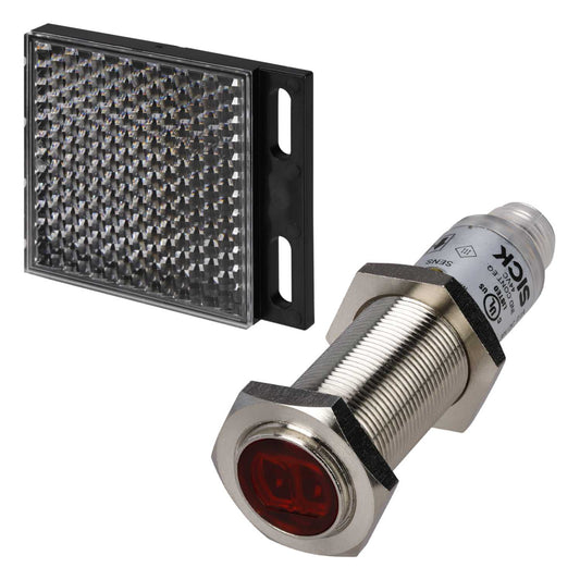 Sick VTE180-2P42442 1mm - 500mm Detection Photoelectric Proximity Barrel Sensor