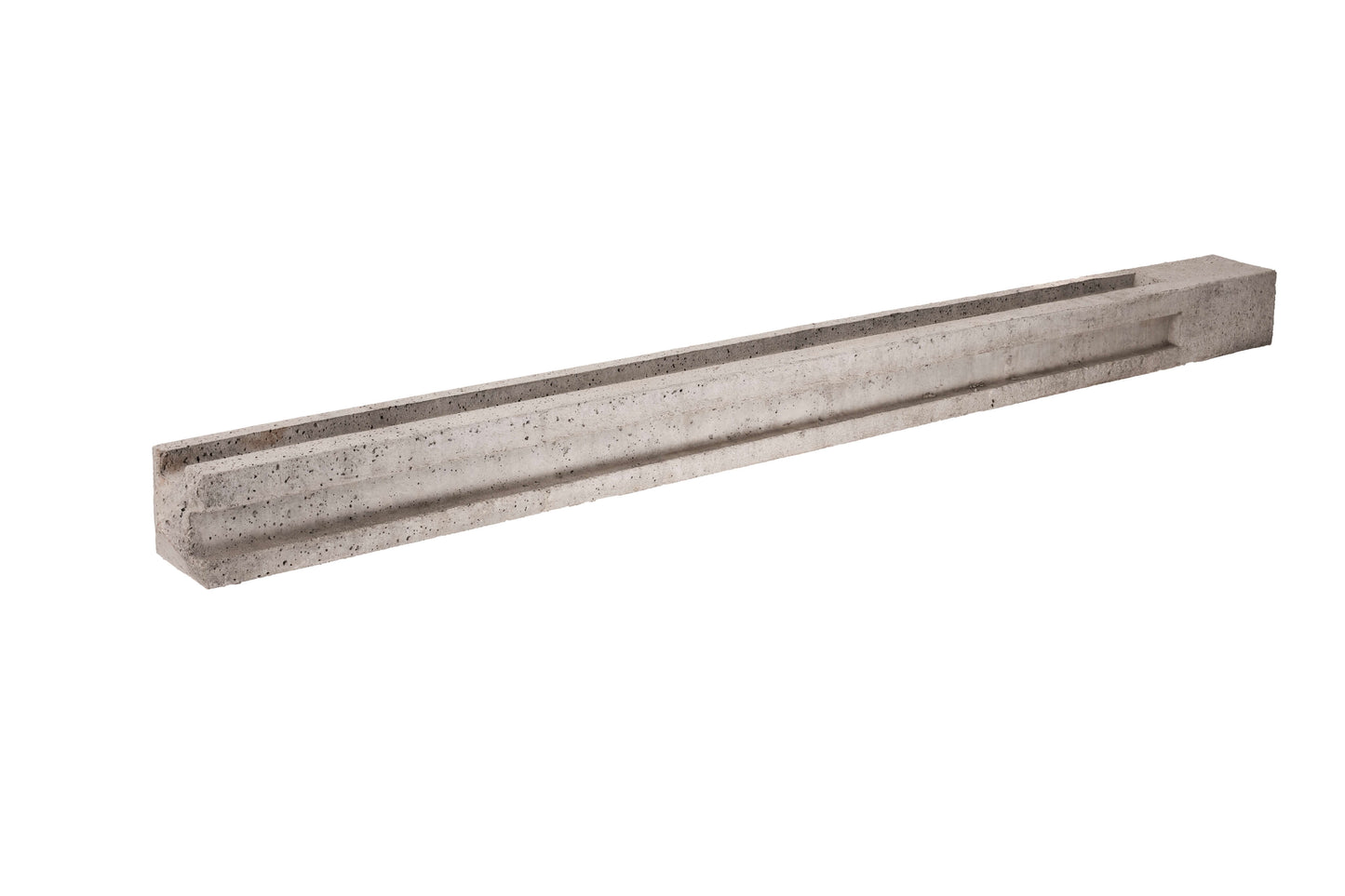 6ft Slotted Concrete Corner Fence Post 125mm x 125mm x 1830mm
