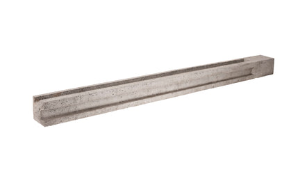 6ft Slotted Concrete Corner Fence Post 125mm x 125mm x 1830mm