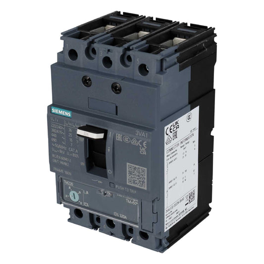 Siemens 32A Triple Pole 25kA Mccb