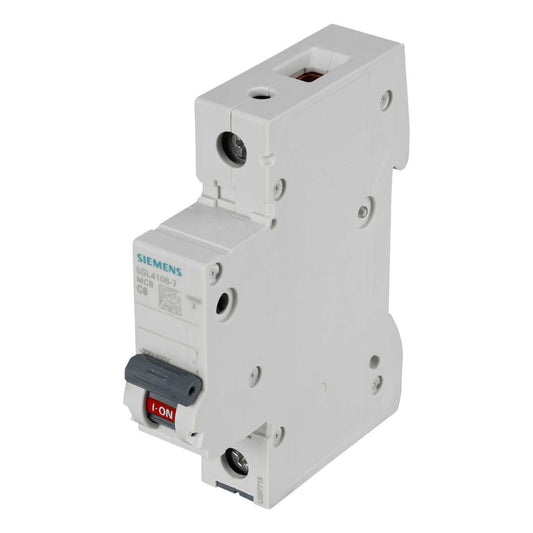 Siemens 6A Single Pole 10kA C Curve MCB