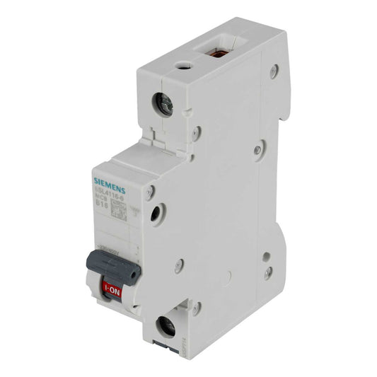 Siemens 16A Single Pole 10kA B Curve MCB
