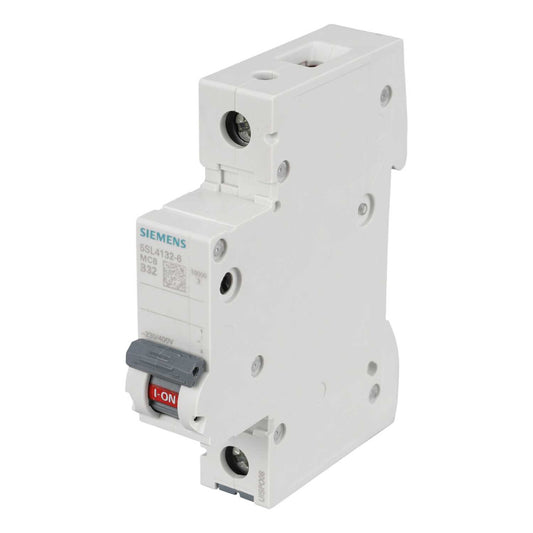 Siemens 32A Single Pole 10kA B Curve MCB