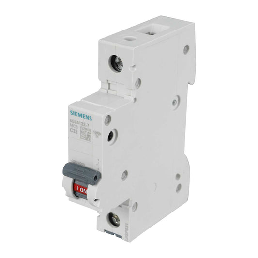 Siemens 32A Single Pole 10kA C Curve MCB