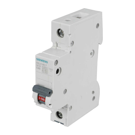 Siemens 40A Single Pole 10kA C Curve MCB