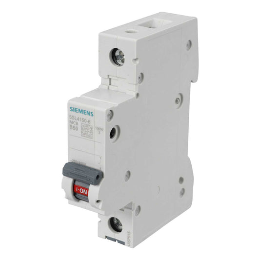 Siemens 50A Single Pole 10kA B Curve MCB