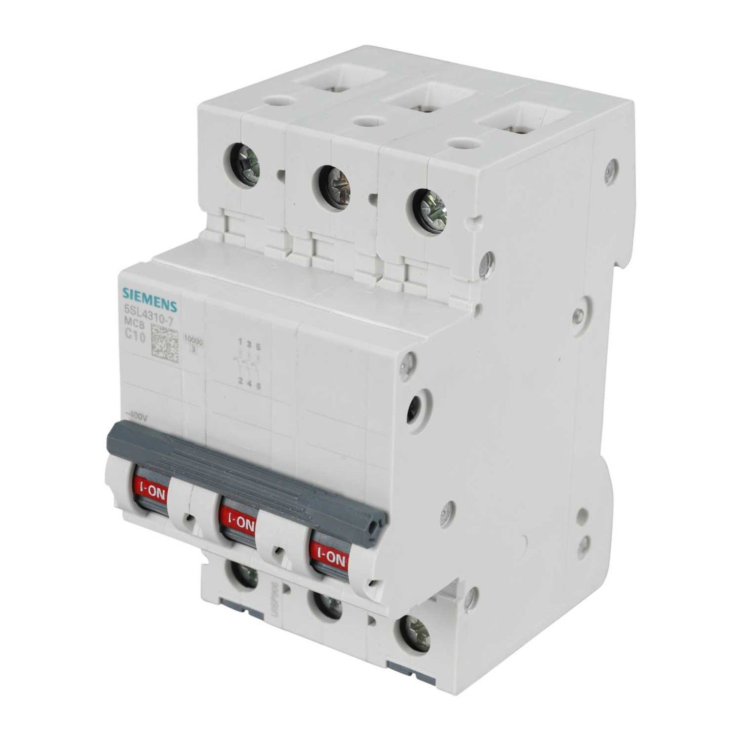 Siemens 10A Triple Pole 10kA C Curve MCB