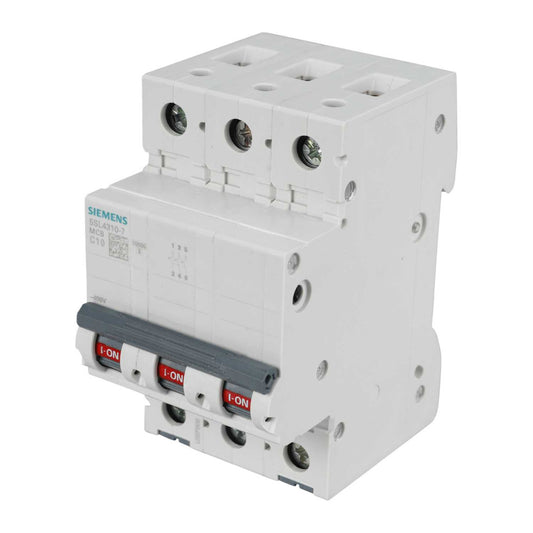 Siemens 10A Triple Pole 10kA C Curve MCB