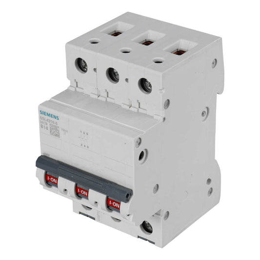 Siemens 16A Triple Pole 10kA B Curve MCB