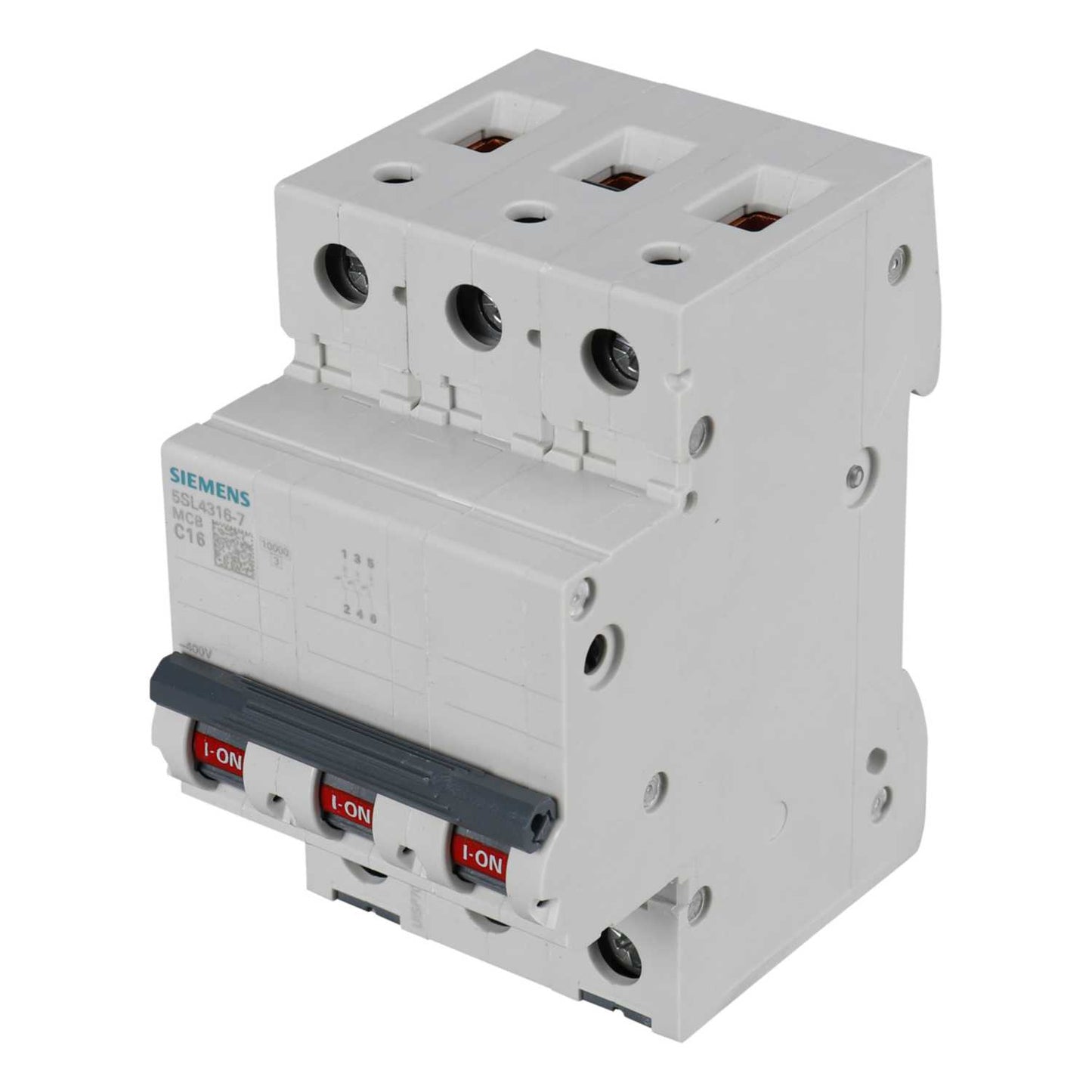 Siemens 16A Triple Pole 10kA C Curve MCB