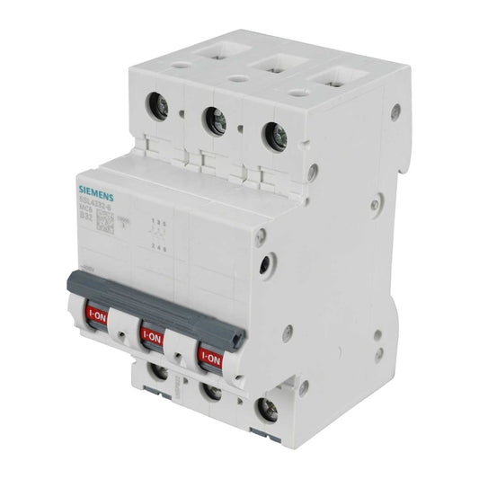Siemens 32A Triple Pole 10kA B Curve MCB