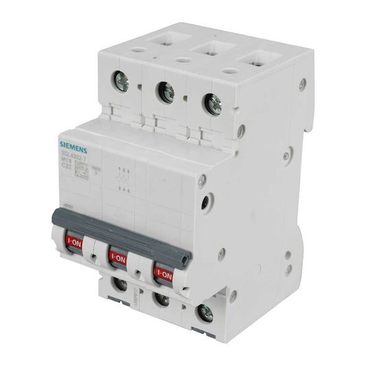 Siemens 32A Triple Pole 10kA C Curve MCB