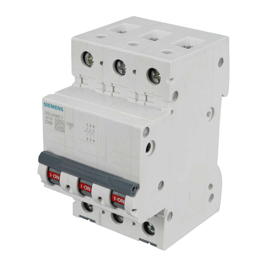 Siemens 40A Triple Pole 10kA C Curve MCB