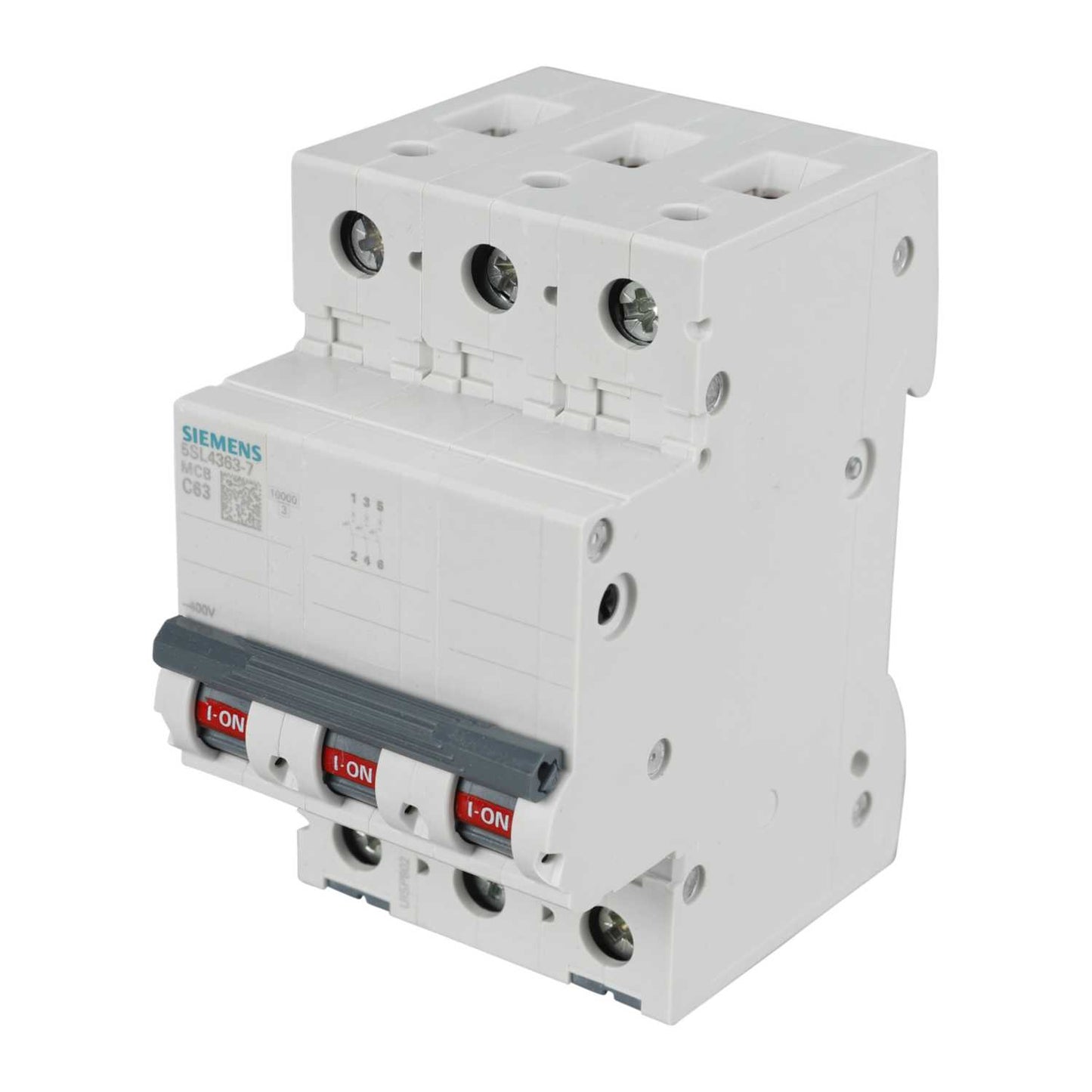 Siemens 63A Triple Pole 10kA C Curve MCB