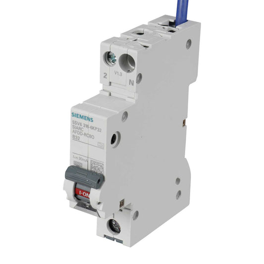 Siemens 32A 1P+N 1 Module B Curve 6kA 30mA Type A Afdd Combined Rcbo