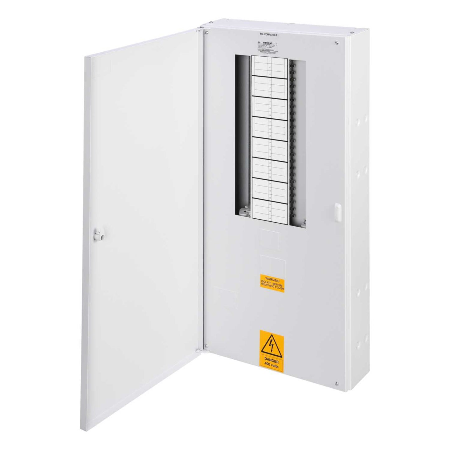 Siemens 16 Way 125A TP+N Type B Distribution Board without Incomer