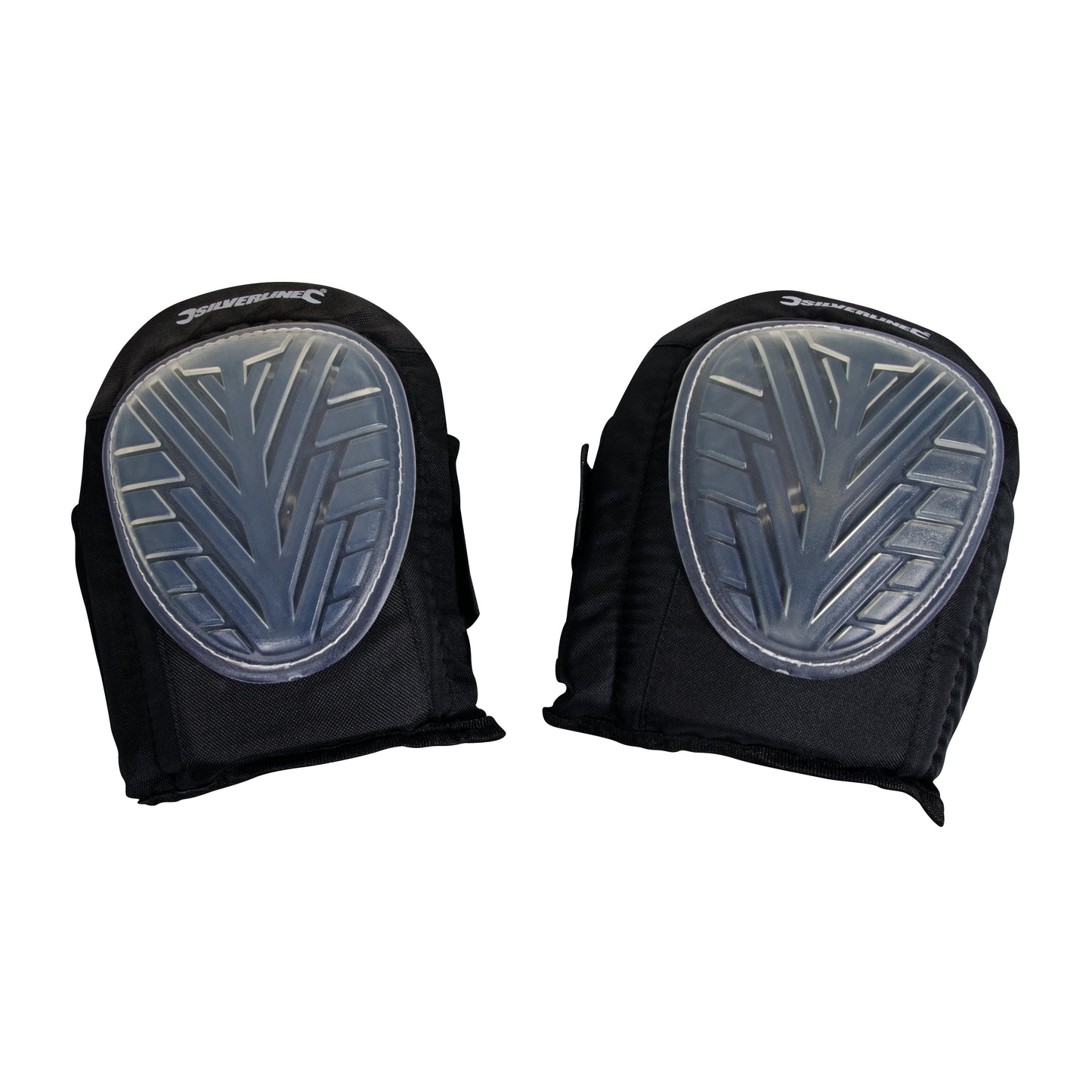 Silverline One Size Gel Filled Knee Pads Black