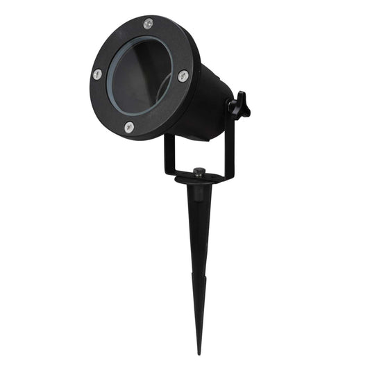 SLV Lighting Nautilus GU10 Spike Light Black IP65