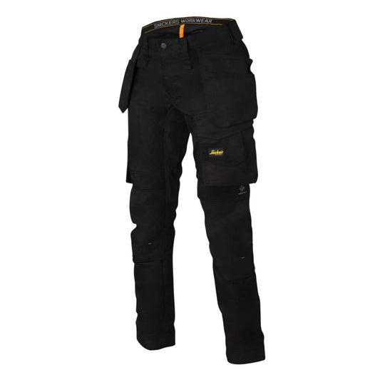 Snickers 31W AllRoundWork Stretch Trousers with Holster Pockets Black