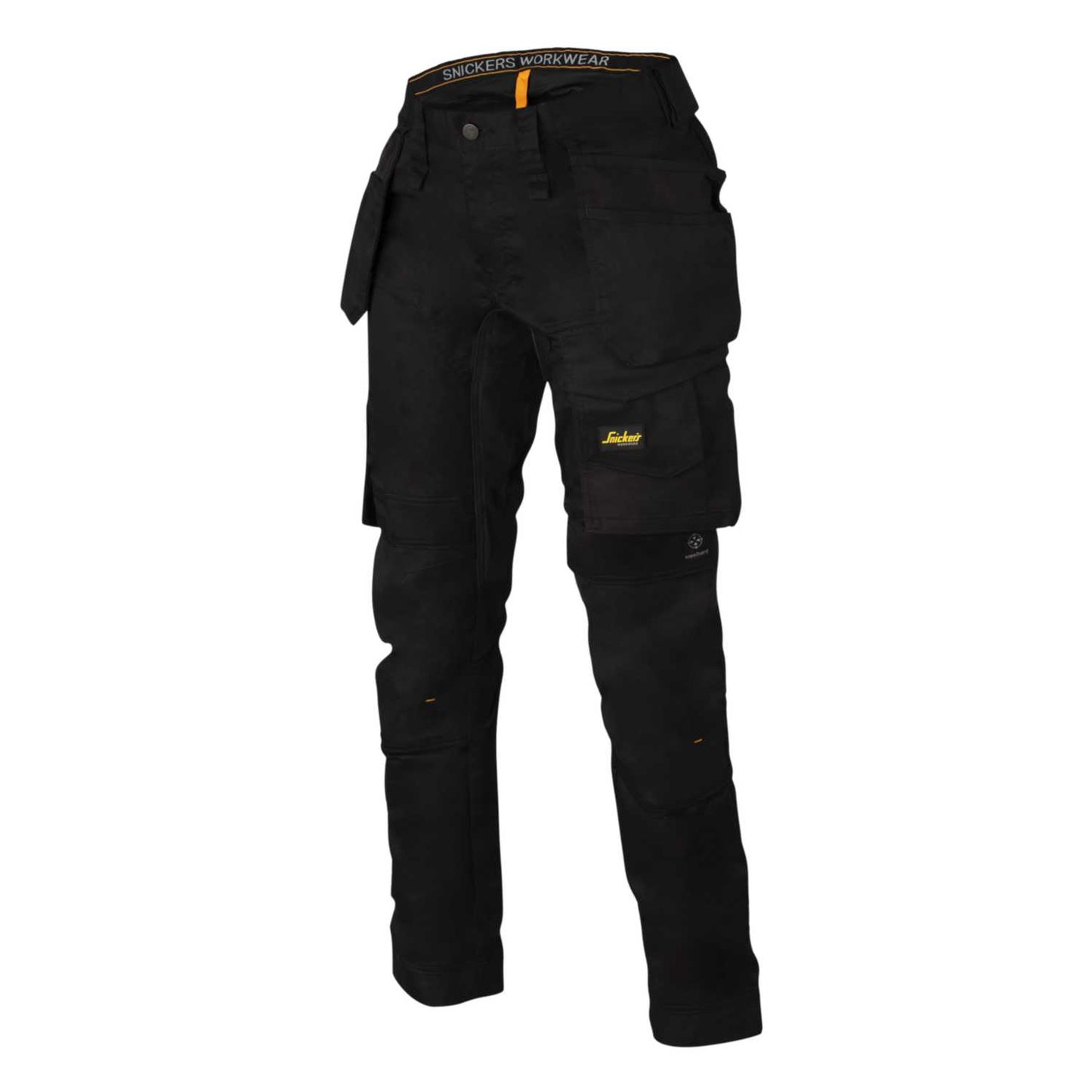Snickers 36W AllroundWork Stretch Trousers with Holster Pockets Black