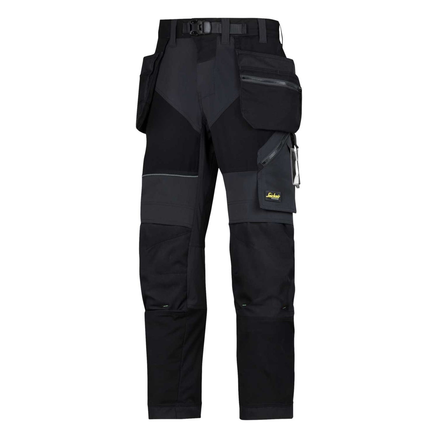 Snickers 31W 32L FlexiWork Ripstop Holster Trousers Black