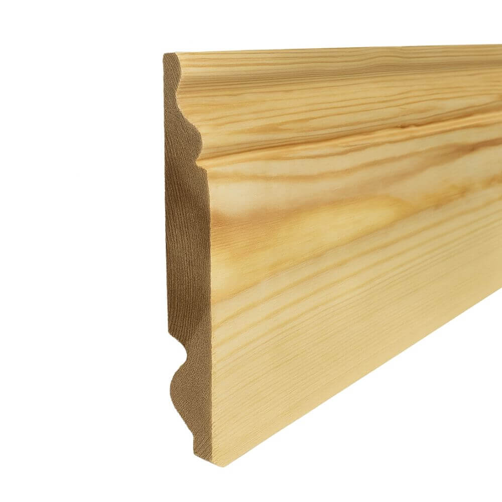 25mm x 150mm Softwood Torus/Ogee Skirting (Finished Size 20.5mm x 144mm)