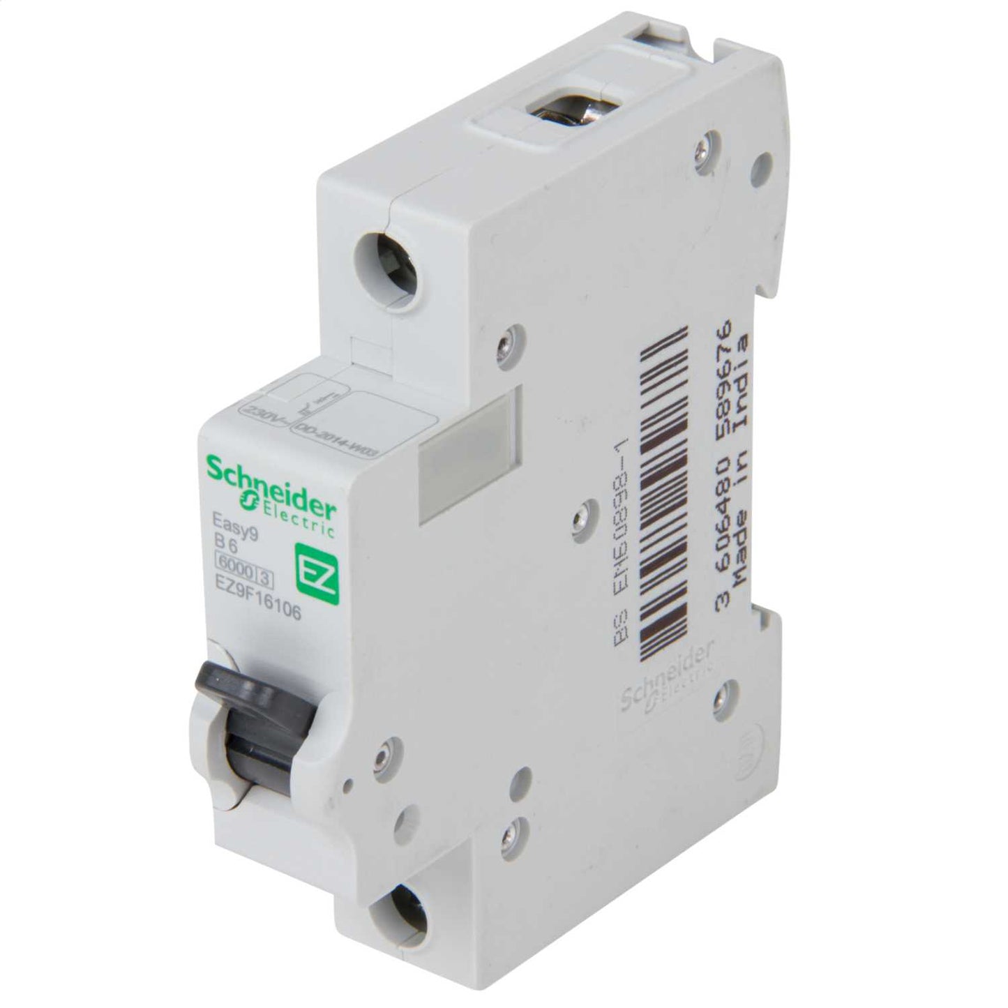 Schneider Easy9 6A Single Pole 6kA B Curve MCB