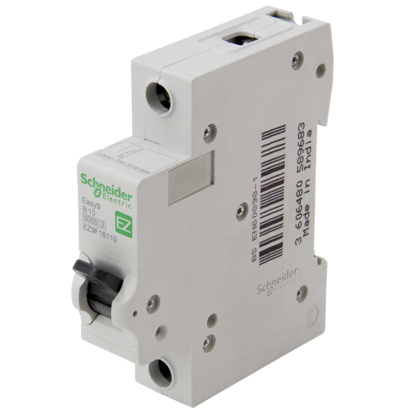Schneider Easy9 10A Single Pole 6kA B Curve MCB