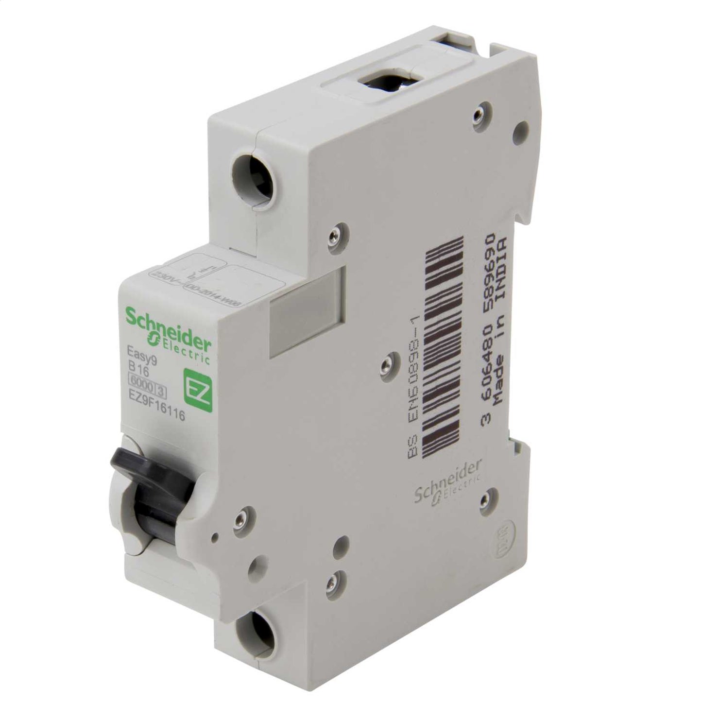 Schneider Easy9 16A Single Pole 6kA B Curve MCB