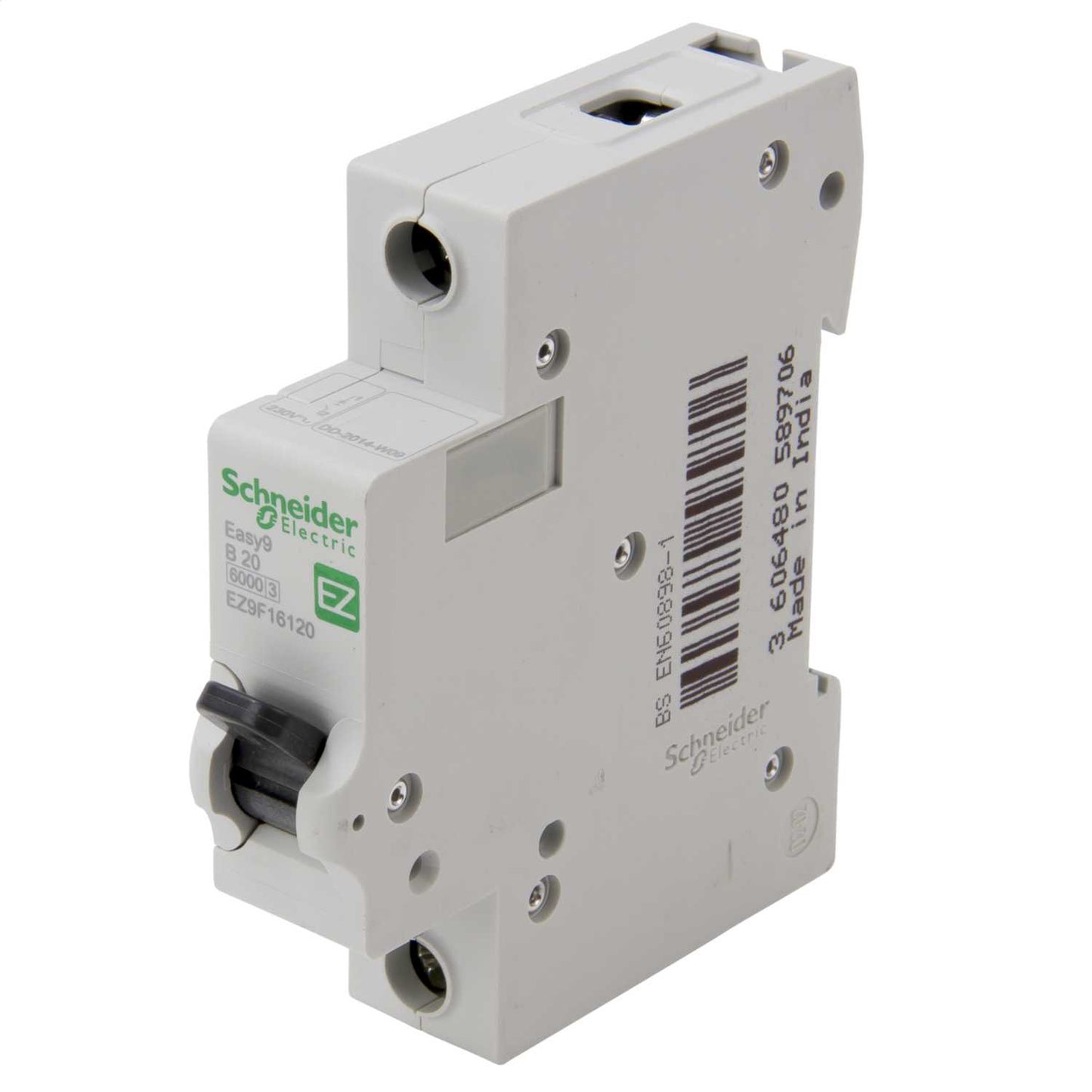 Schneider Easy9 20A Single Pole 6kA B Curve MCB