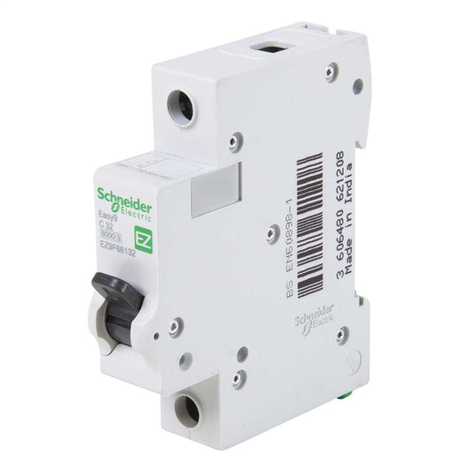 Schneider Easy9 32A Single Pole 6kA C Curve MCB