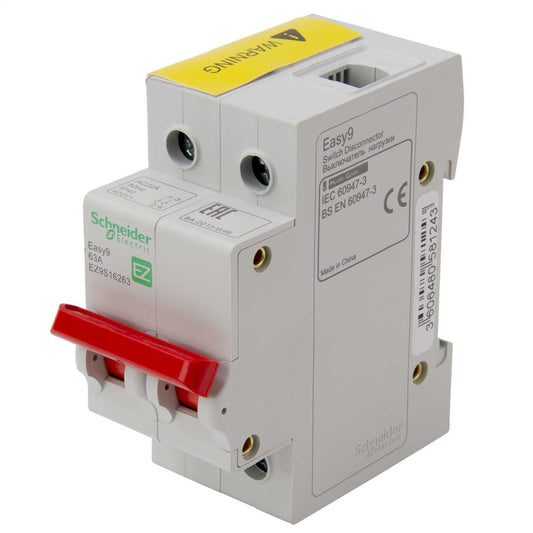 Schneider Easy9 63A DP Switch Disconnector Isolator