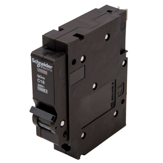 Schneider Square D Qovs 16A Single Pole 10kA C Curve MCB