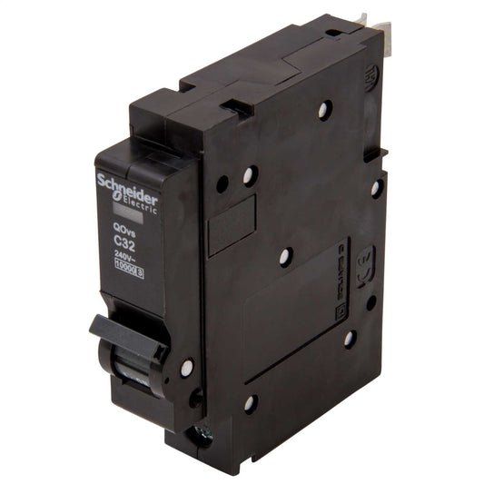 Schneider Square D Qovs 32A Single Pole 10kA C Curve MCB