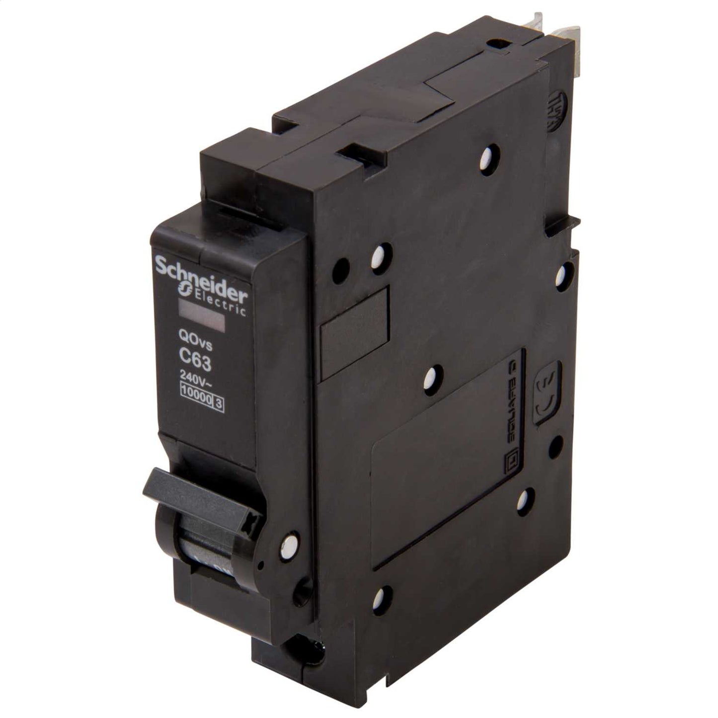Schneider Square D Qovs 63A Single Pole 10kA C Curve MCB