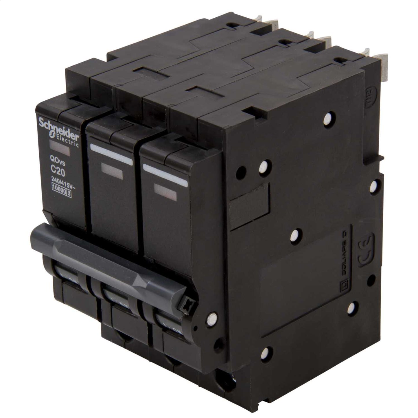 Schneider Square D Qovs 20A Triple Pole 10kA C Curve MCB