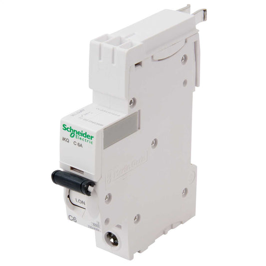 Schneider Square D IKQ 6A Single Pole 10kA C Curve MCB