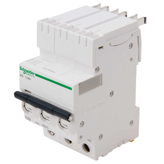 Schneider Square D IKQ 32A Triple Pole 10kA C Curve MCB
