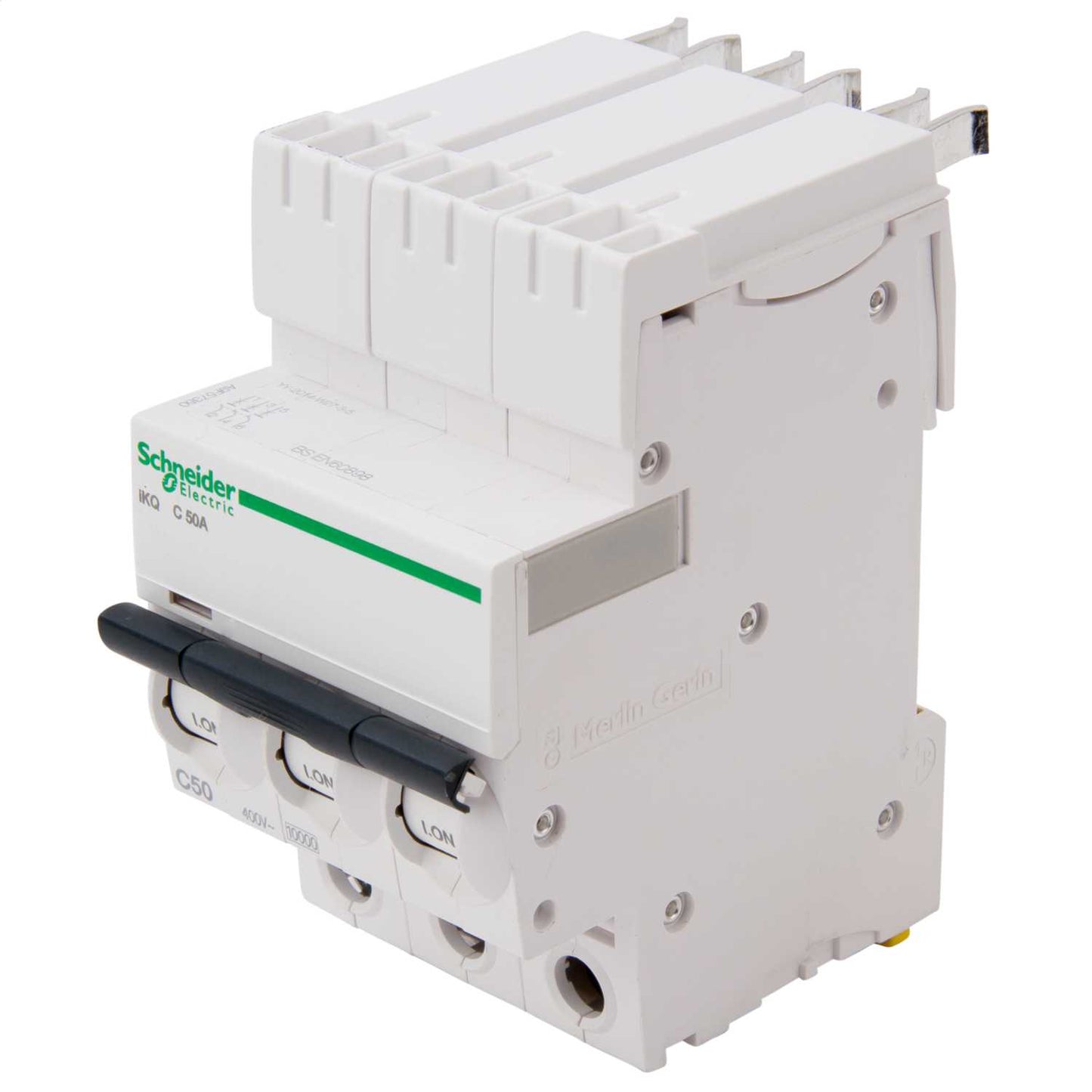 Schneider Square D IKQ 50A Triple Pole 10kA C Curve MCB