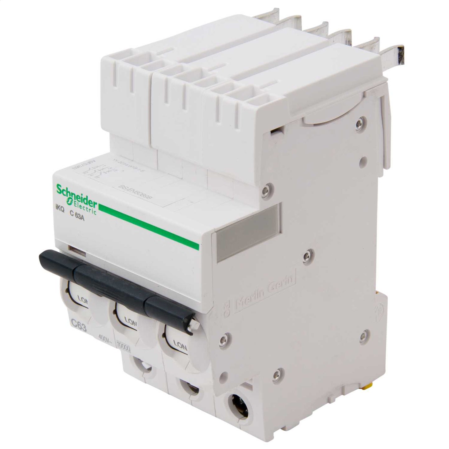 Schneider Square D IKQ 63A Triple Pole 10kA C Curve MCB