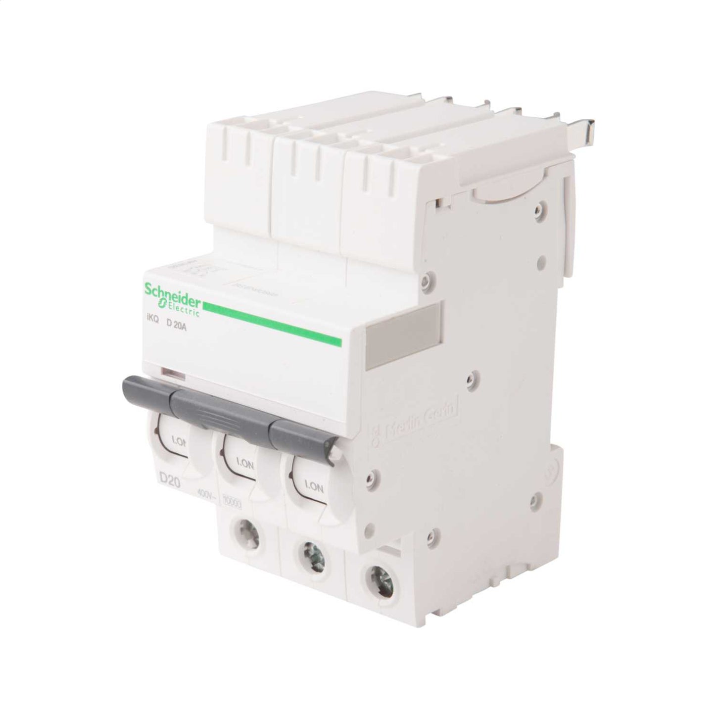 Schneider Square D IKQ 20A Triple Pole 10kA D Curve MCB