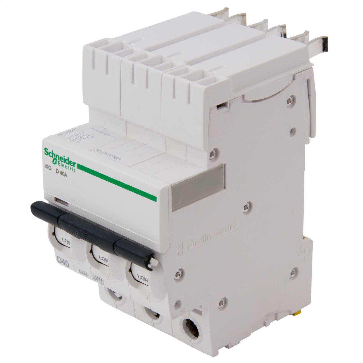 Schneider Square D IKQ 40A Triple Pole 10kA D Curve MCB