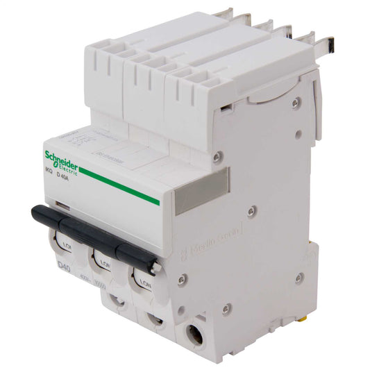 Schneider Square D IKQ 40A Triple Pole 10kA D Curve MCB