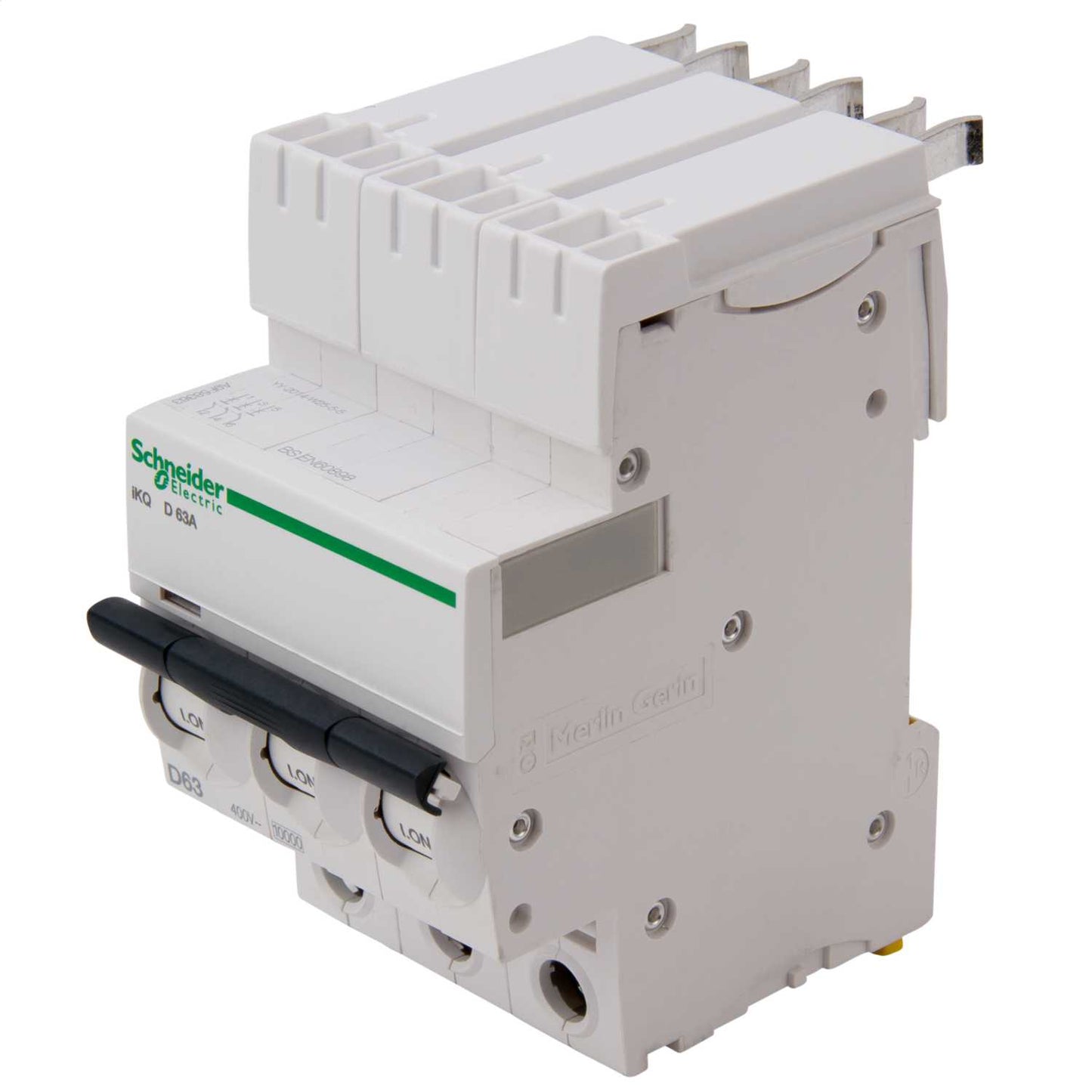 Schneider Square D IKQ 63A Triple Pole 10kA D Curve MCB