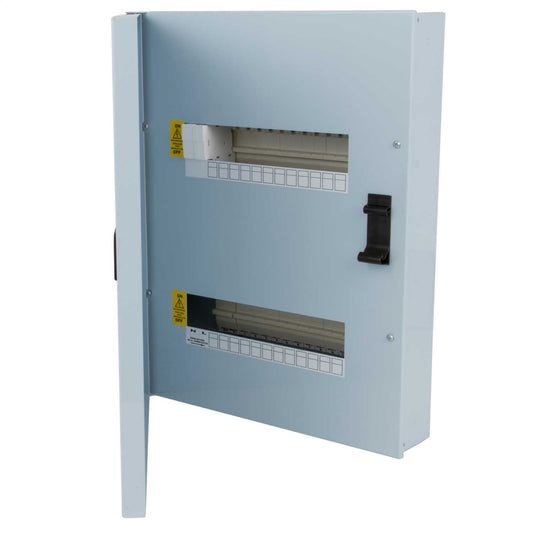 Schneider Square D IKQ 24 Way 125A SP+N Type A Metalclad Distribution Board without Incomer