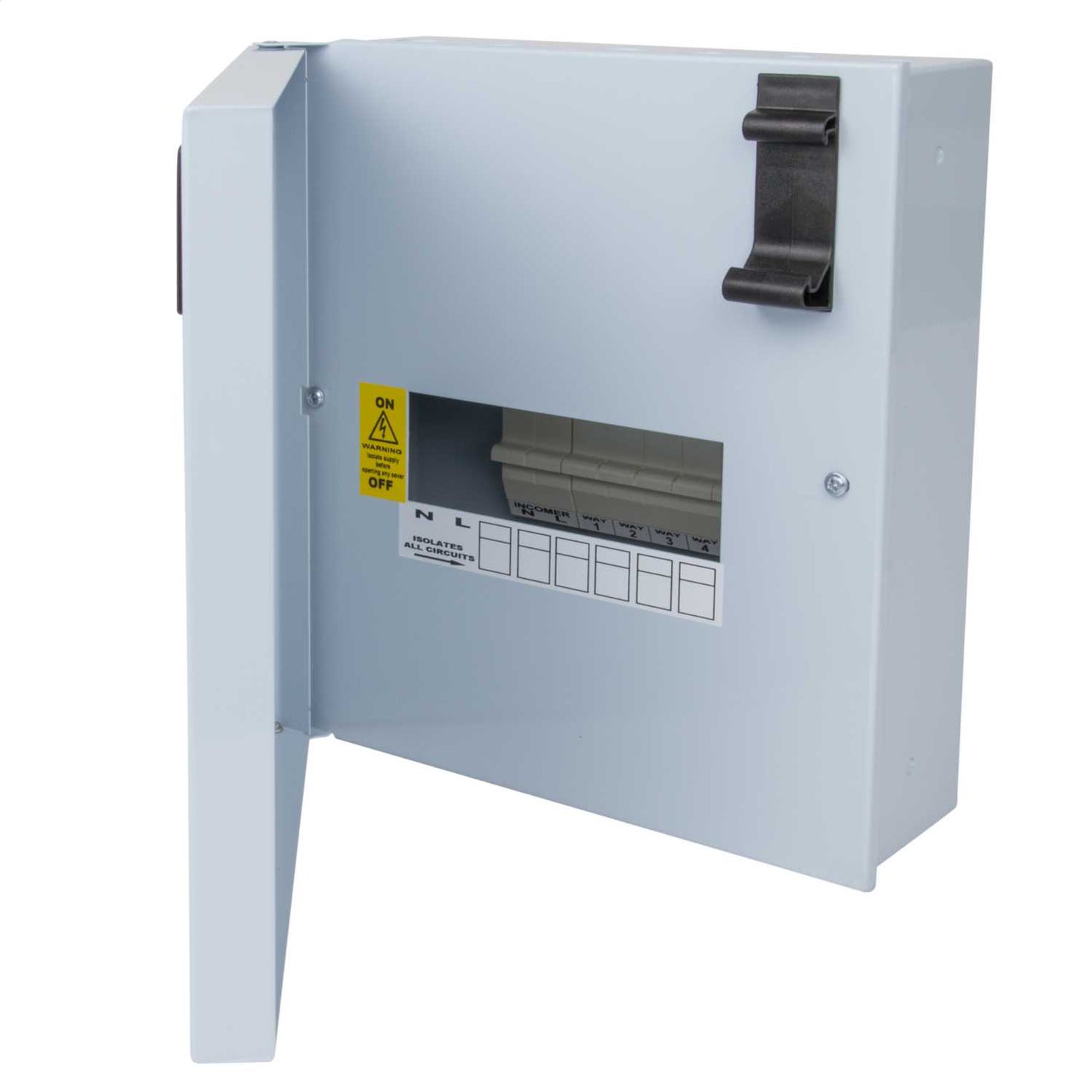 Schneider Square D IKQ 6 Way 125A SP+N Type A Metalclad Distribution Board without Incomer