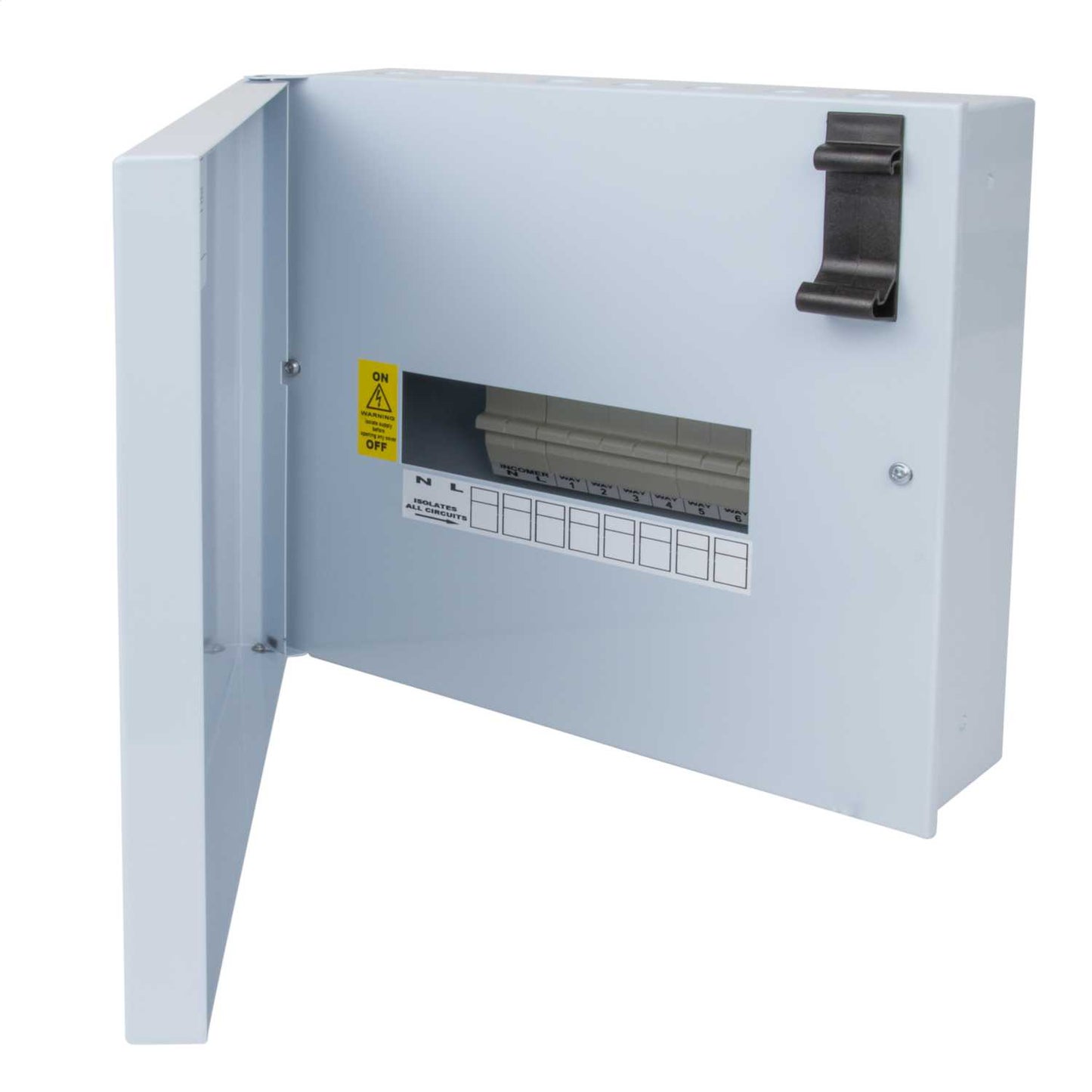Schneider Square D IKQ 8 Way 125A SP+N Type A Metalclad Distribution Board without Incomer