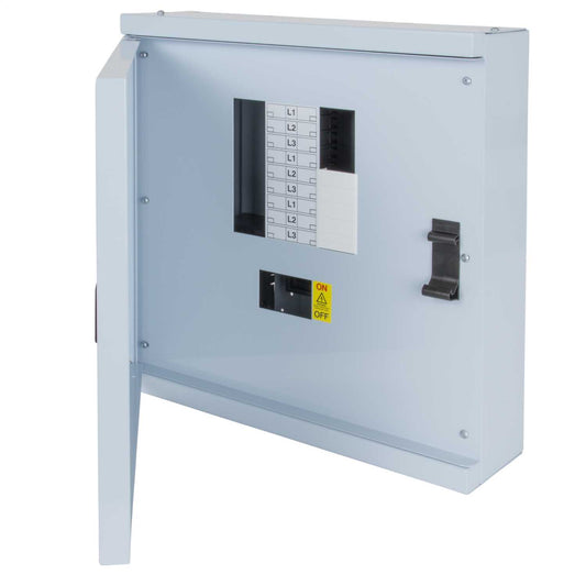 Schneider Square D IKQ 6 Way 250A TP+N Type B Metalclad Distribution Board without Incomer