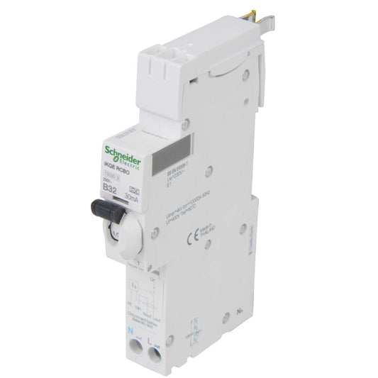 Schneider Square D IKQ 32A 1P+N 1 Module B Curve 10kA 30mA Type A Rcbo